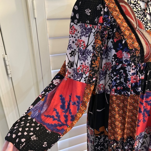 NWT Anthropologie One September Patchwork Dress Size XS - Picture 3 of 6